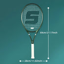 Carbon Fiber Tennis Racket with Enhanced Shock Absorption