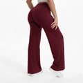 Mid-Waist Straight Leg Yoga Pants with Soft, Barely-There Feel