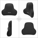 Memory Foam Car Neck & Lumbar Support Cushion — Ergonomic Seat Pillow