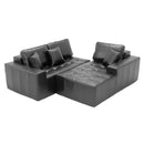 Modern L-Shaped Sectional Sofa Bed