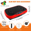 Vibration Plate Exercise Machine with Bluetooth & Resistance Bands