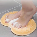 Silicone Foot Scrubber Mat - Exfoliating Shower & Body Wash Brush