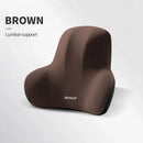 Memory Foam Car Neck & Lumbar Support Cushion — Ergonomic Seat Pillow