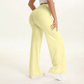 Mid-Waist Straight Leg Yoga Pants with Soft, Barely-There Feel