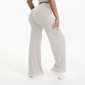 Mid-Waist Straight Leg Yoga Pants with Soft, Barely-There Feel