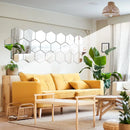 3D Hexagon Acrylic Mirror Wall Stickers