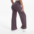 Mid-Waist Straight Leg Yoga Pants with Soft, Barely-There Feel