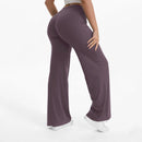 Mid-Waist Straight Leg Yoga Pants with Soft, Barely-There Feel