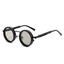 ND9 Round Retro Sunglasses — 9-Level Adjustable Tint & UV Protection