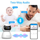 Baby Monitor Indoor Surveillance Camera 2-Way Audio Auto Tracking Color Night Vision Wireless Camera