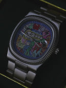 Retro Square Stainless Steel Quartz Watch